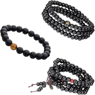 3 PCS 6mm Sandal Wood Beads Buddhist Bracelet Buddha Mala Religious Prayer Red Black Color