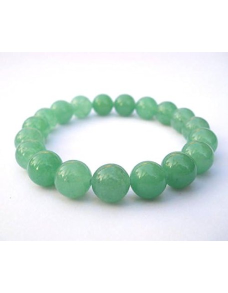 10 mm green aventurine bracelet magnetic bracelet aventurine gemstone stretch bracelet buddhist jewelry bohemian bracelet art bracelet