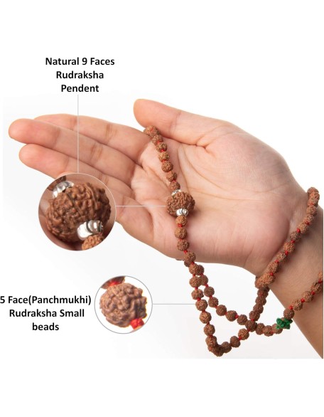 Wonder Care - Original Nepali Rudraksha Bead/Rudraksha Bead Natural Rudra Religious Rosary Bead