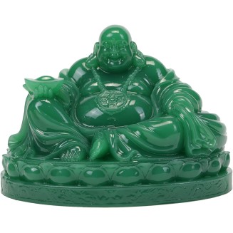 Fengshui Laughing Buddha Statue - Happy Buddha Sculptures for Good Luck Wealth and Happiness Home Decor Congratulatory Gifts