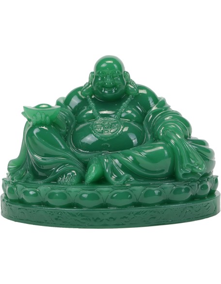 Fengshui Laughing Buddha Statue - Happy Buddha Sculptures for Good Luck Wealth and Happiness Home Decor Congratulatory Gifts