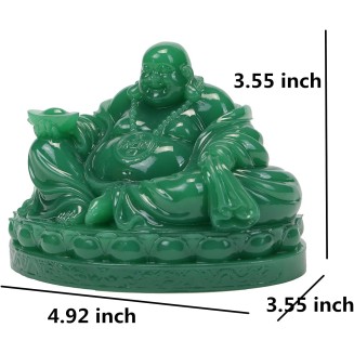 Fengshui Laughing Buddha Statue - Happy Buddha Sculptures for Good Luck Wealth and Happiness Home Decor Congratulatory Gifts