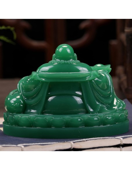 Fengshui Laughing Buddha Statue - Happy Buddha Sculptures for Good Luck Wealth and Happiness Home Decor Congratulatory Gifts