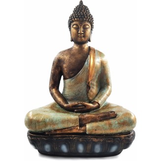 Buddha Statue for Home Decor.12" Buddha Statue (The Moment of Enlightenment) Meditation Buddha,Collectibles and Figurines,Yoga Zen Decor,Spiritual Living Room Decor,Hindu and East Asian Décor