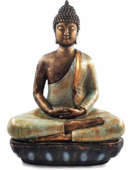 Buddha Statue for Home Decor.12" Buddha Statue (The Moment of Enlightenment) Meditation Buddha,Collectibles and Figurines,Yoga Zen Decor,Spiritual Living Room Decor,Hindu and East Asian Décor