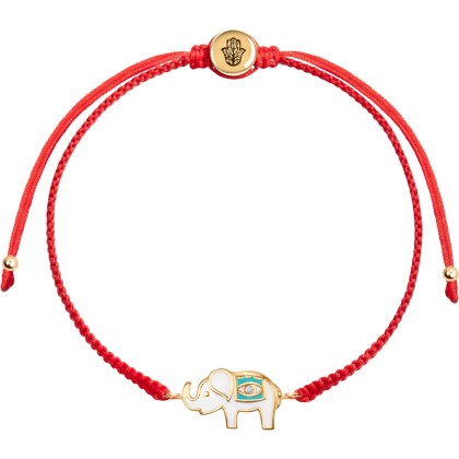 Adjustable Red String Bracelet, 18K Charm for Women, Handmade in Bali for Luck & Success, Size 6”-8”