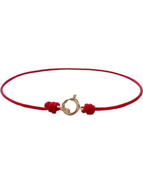 Extra thin Red string bracelet with 14K solid yellow gold Clasp - red cord jewelry for Men Women Unisex - Kabbalah protection Good Luck Amulet Red Thread Gift