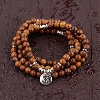 prayer beads buddhist prayer beads mala beads 1 Pc Wood Beads Charm Bracelet Men Tibetan Buddhist Mala Buddha Bracelet Yoga Rosary For Women Men Necklace-Style 2 (Color : Style 1) (Color : Style 3)