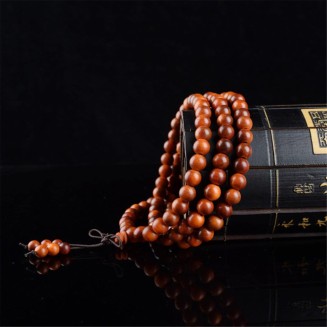 prayer beads buddhist prayer beads mala beads 1 Pc Wood Beads Bracelet Men Tibetan Mala Buddha Charms Multilayer Rosary Bracelet For Women Jewelry-deep red