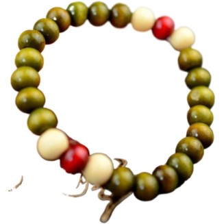 Prayer Beads Buddhist Prayer Beads mala Beads 1 Pc Prayer Beads Tibetan Buddhist Buddha Bracelet Rosary for Women Men Bracelets Jewelry-red (Color : Red) (Color : Green)