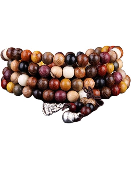 prayer beads buddhist prayer beads mala beads 1 Pc Sandalwood Tibetan Buddhist Prayer Beads Bracelets Buddha Mala Rosary Charm Bracelet Bangle Diy Jewelry-8mm 108 (Color : 6mm 108) (Color : 6mm 108)