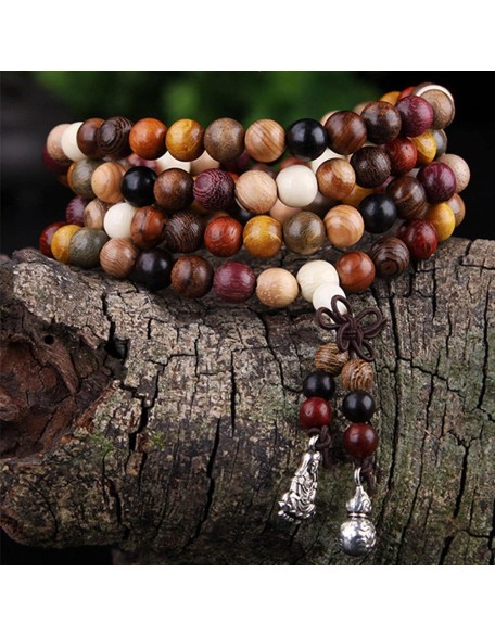 prayer beads buddhist prayer beads mala beads 1 Pc Sandalwood Tibetan Buddhist Prayer Beads Bracelets Buddha Mala Rosary Charm Bracelet Bangle Diy Jewelry-8mm 108 (Color : 6mm 108) (Color : 6mm 108)