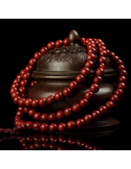 Mala Bead,Buddhist Rosary, Tibetan Buddhist Prayer Beads Phoenix Eye Bodhi Beaded Bracelet Necklace 108 Tibetan Mala Buddha Beads Rosary for Men Women Prayer Meditation Chanting