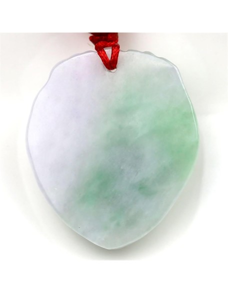 Jade Necklaces for Women Men, Natural A-grade Jadeite Buddha Pendant Maitreya Laughing Buddha Jade Necklace