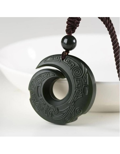 Hetian Jade Pendant Manifesting Necklace