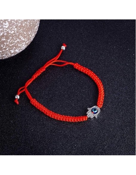 Hamsa Hand Red String Bracelet - Evil Eye Protection