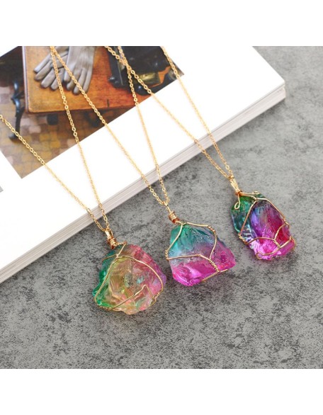 Watermelon Tourmaline Necklace