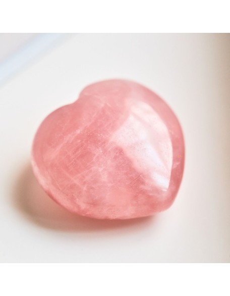 Rose Quartz Heart-Shaped Love Crystals - Love & Romance