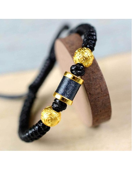 Chinese Coin Bracelet - Feng Shui Wealth Activator