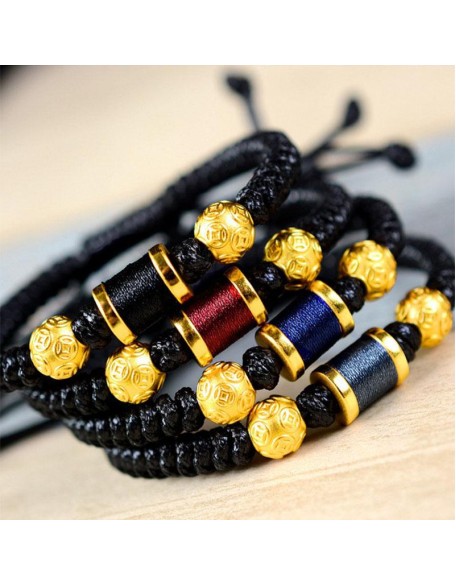 Chinese Coin Bracelet - Feng Shui Wealth Activator