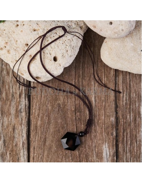 Black Obsidian Talisman - Necklace for Protection