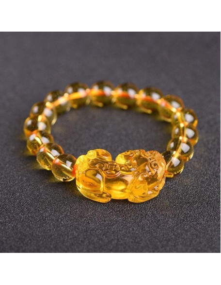 Citrine Pixiu Bracelet - Attract Wealth