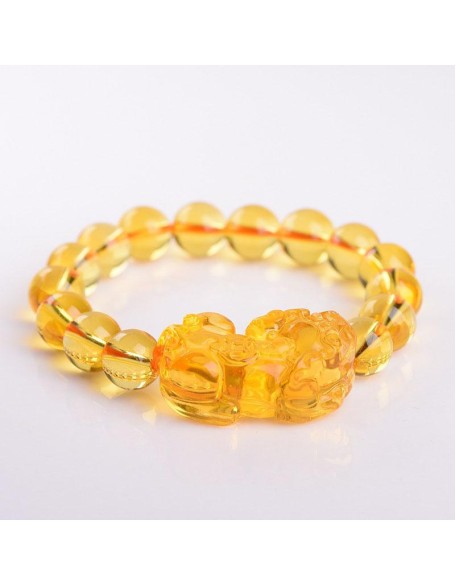 Citrine Pixiu Bracelet - Attract Wealth