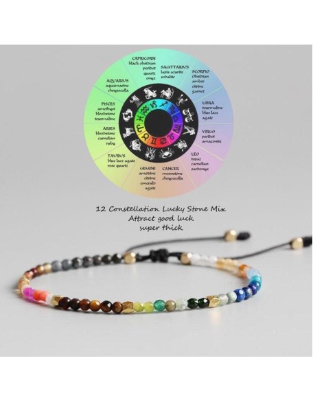 7 Chakra & 12 Constellation Bracelets - Reveal Your True Potential