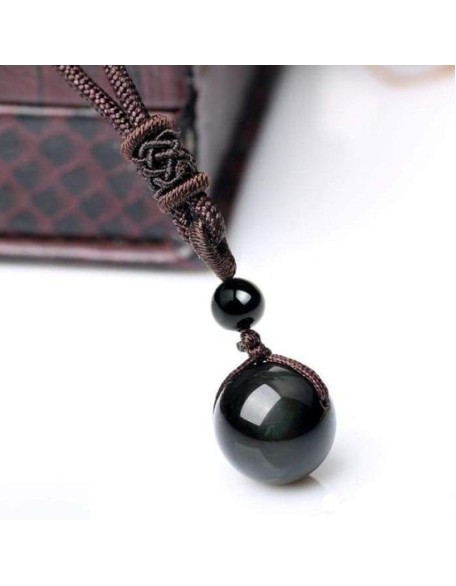 Rainbow Obsidian Necklace - Eye of Truth