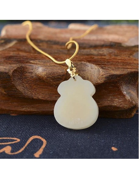 Jade Money Bag Necklace - Feng Shui Wealth Activator