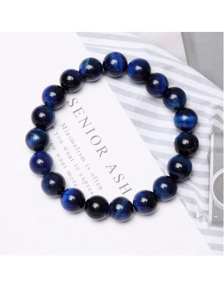 Blue Tiger’s Eye Bracelet - Confidence & Creativity