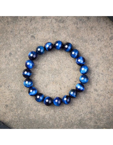 Blue Tiger’s Eye Bracelet - Confidence & Creativity