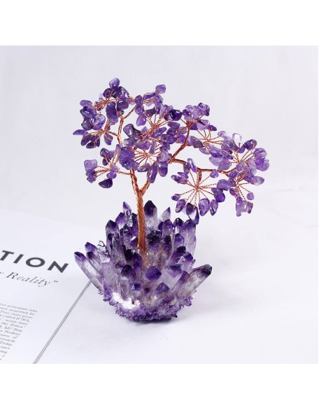 Feng Shui Amethyst Crystal Tree - Crystal Tree of Life