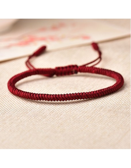 Tibetan Buddhist Knot Lucky Rope Bracelet