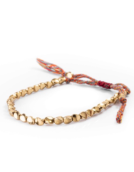 Tibetan Copper Beads Bracelet Handmade - For Healing, Strength & Protection