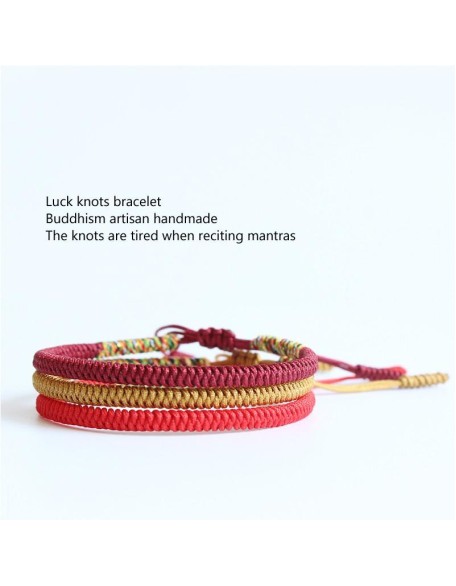 Tibetan Handmade Knot Bracelets - For Security