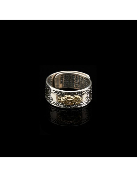 Feng Shui Pixiu Mantra Ring - Wealth & Protection