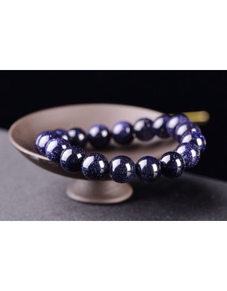 Blue Sandstone Bracelet - Intention Amplifier