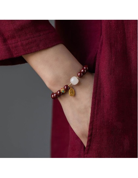 Red Cinnabar Good Fortune Bracelet