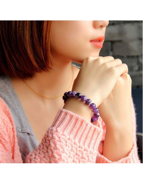 Amethyst Purifying Bracelet - For Peace & Clarity