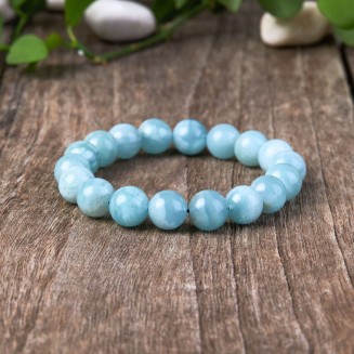 Blue Aquamarine Calming Bracelet - Grounding & Soothing