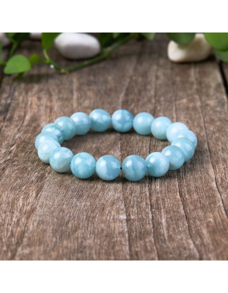 Blue Aquamarine Calming Bracelet - Grounding & Soothing