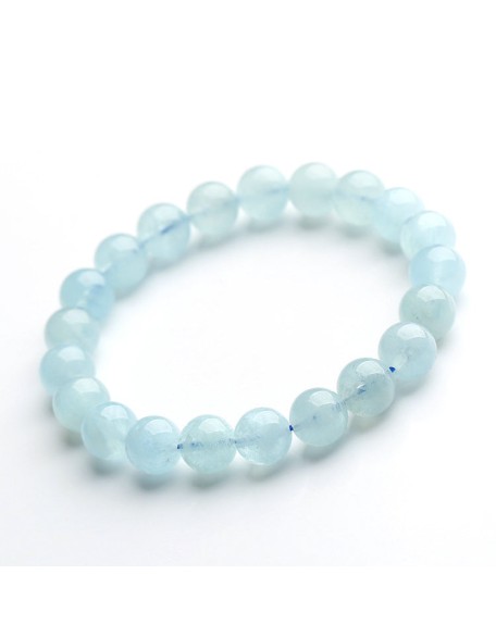 Blue Aquamarine Calming Bracelet - Grounding & Soothing