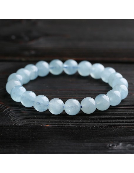 Blue Aquamarine Calming Bracelet - Grounding & Soothing