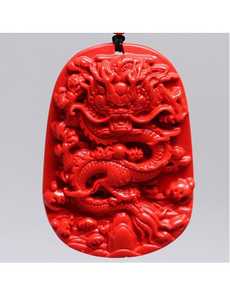 Red Dragon Necklace - Luck & Abundance