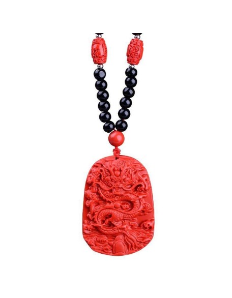 Red Dragon Necklace - Luck & Abundance