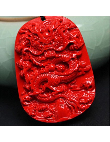 Red Dragon Necklace - Luck & Abundance