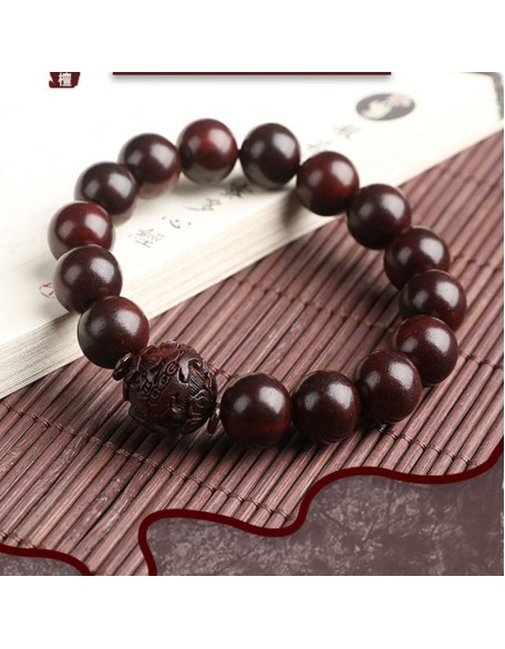 Sandalwood Bracelet Buddhist Meditation Beads - Peace & Concentration