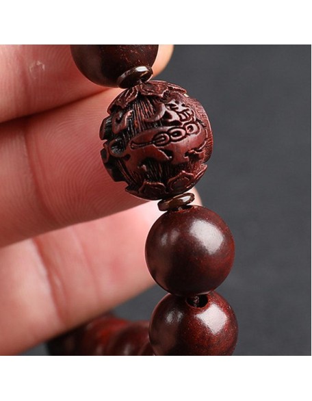 Sandalwood Bracelet Buddhist Meditation Beads - Peace & Concentration