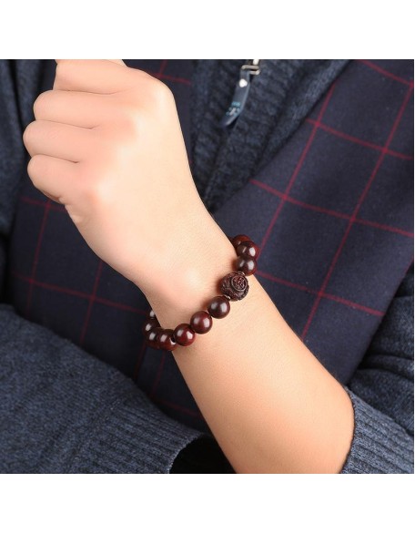 Sandalwood Bracelet Buddhist Meditation Beads - Peace & Concentration